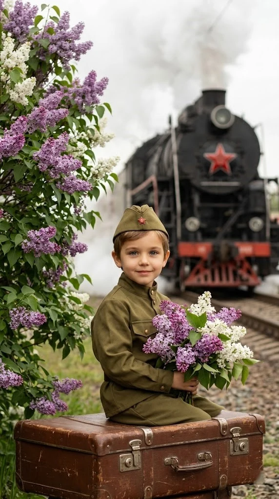 Мальчик и поезд