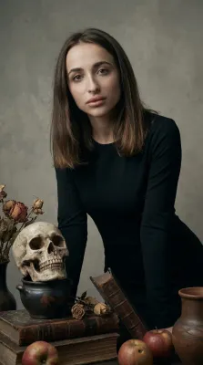 С черепом