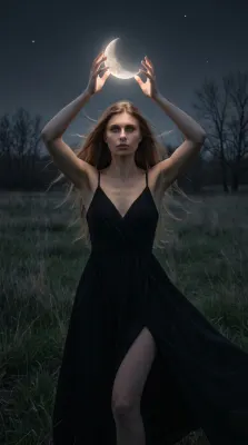 С месяцем