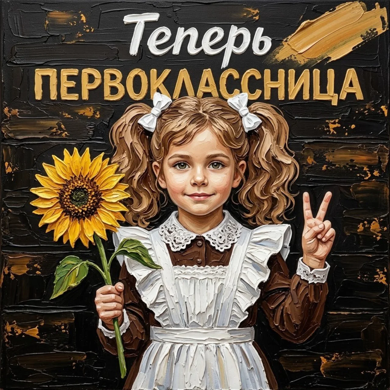 Теперь первоклассница