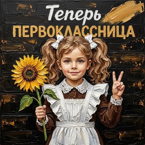 Теперь первоклассница