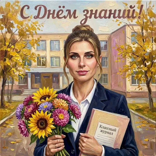 Учительница (картина маслом)