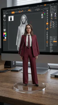 3D фирурка человека