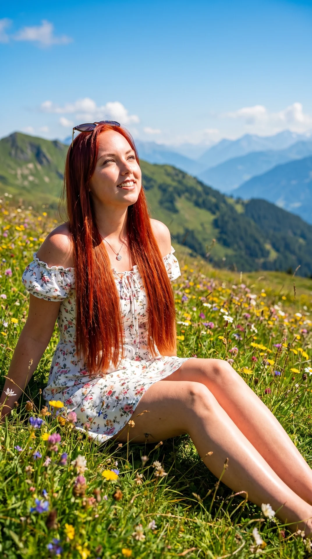 В горах