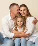 Родители и ребенок в студии — фото 4