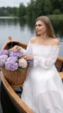 Лодка и гортензии — фото 2
