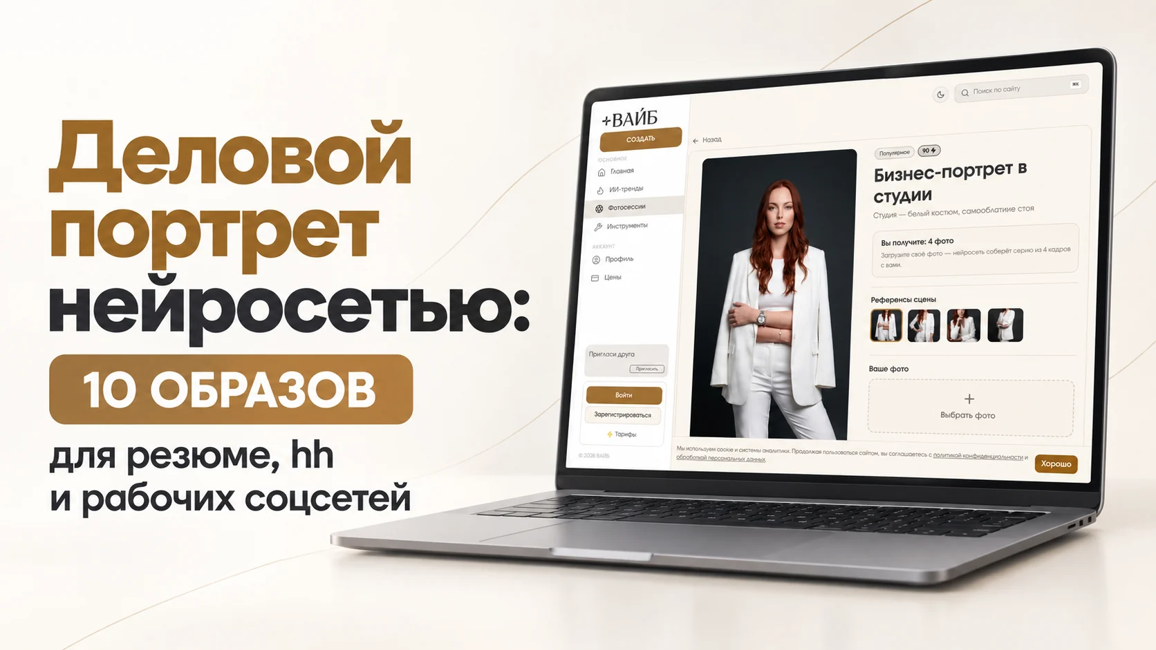10 образов для создания делового фото с помощью ИИ